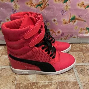 Pink wedge Puma Sneaker